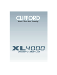 Clifford XL4000 User's Manual