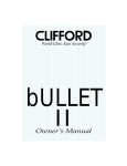 Clifford bULLET II User's Manual