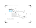 Clarion Sattelite Radio User's Manual