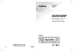 Clarion DXZ656MP User's Manual