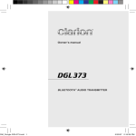 Clarion DGL373 User's Manual