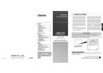 Clarion DB325am/ User's Manual