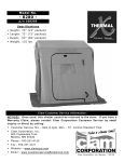 Clam Corp Thermal X 8280 User's Manual