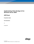 Citrix Systems A05 EXAM User's Manual