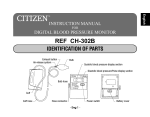 Citizen REF CH-302B User's Manual