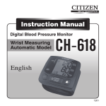 Citizen CH-618 User's Manual