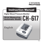 Citizen ch-617 User's Manual
