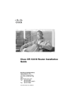 Cisco Systems XR 12410 Installation Manual