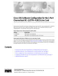 Cisco Systems OC-12/STM-14 User's Manual