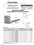 Chromalox RST PN400-3 User's Manual