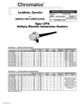 Chromalox PN403-1 User's Manual