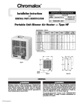 Chromalox PF411-10 User's Manual