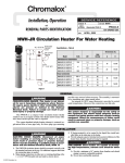 Chromalox PE404-8 User's Manual