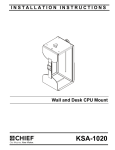 CHIEF KSA-1020 User's Manual