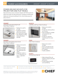 Chief Manufacturing CMS440P User's Manual