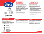 Chicco Spring Roller Owner's Manual