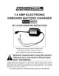 Chicago Electric 99857 User's Manual