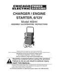 Chicago Electric 46944 User's Manual