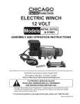 Chicago Electric 40764 User's Manual