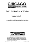 Chicago Electric 38347 User's Manual