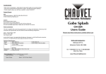 Chauvet CH-324 User's Manual