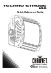 Chauvet Stroller 168 User's Manual