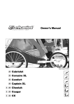 Chariot Carriers Comfort User's Manual