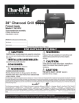 Char-Broil 11301672 User's Manual
