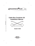 Channel Plus CHANNELPLUS C-BCK User's Manual