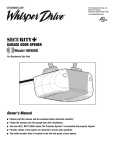 Chamberlain HD900D User's Manual