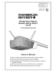 Chamberlain SECURITY 4620-2 User's Manual