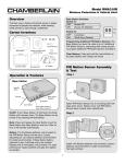 Chamberlain RWA310R User's Manual