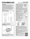 Chamberlain RGAIPI User's Manual