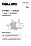 Chamberlain PD432DM User's Manual