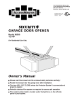 Chamberlain M200 User's Manual