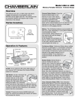 Chamberlain LSIS User's Manual