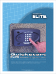 Chamberlain ELITE EL25 User's Manual