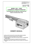 Chamberlain CSO 1/2HP User's Manual