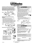Chamberlain 84LM User's Manual