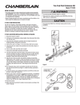 Chamberlain 7710CB User's Manual
