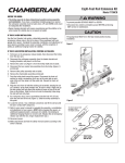 Chamberlain 7708CB User's Manual