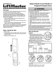 Chamberlain 379LMC-10 User's Manual