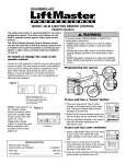 Chamberlain 33LMC User's Manual