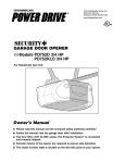 Chamberlain PD752D User's Manual