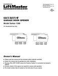 Chamberlain 1345M User's Manual