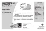 Chamberlain HD520EV Installation Manual