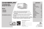 Chamberlain HD420EV User's Manual