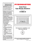 CFM UVHB10 User's Manual