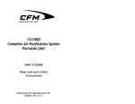 CFM CX1000 User's Manual