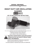 Central Pneumatic 96573 User's Manual